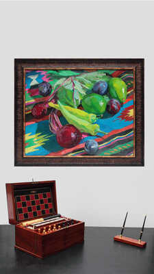 Агеева Оксана Вадимовна. Слива и авокадо на болгарском ковре